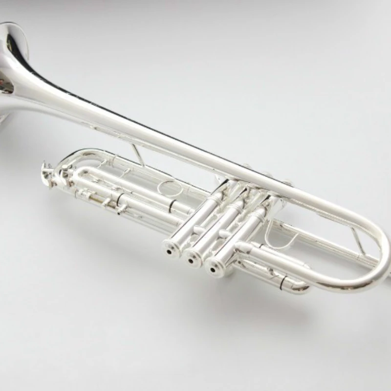 

Новинка, Высококачественная латунная Посеребренная музыкальная труба