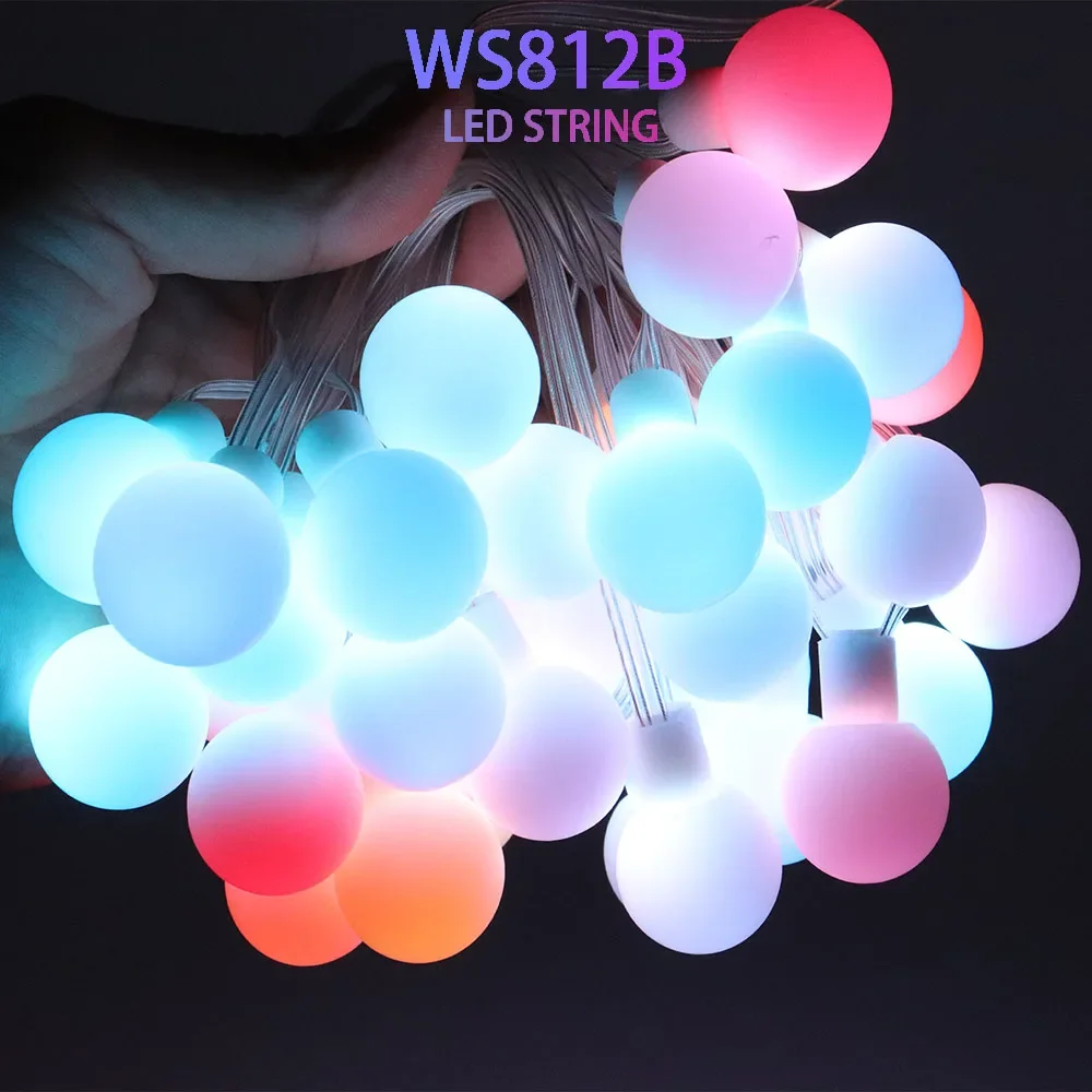 USB-Powered RGB LED Fairy Lights - Dreamy Color Changing Ball String