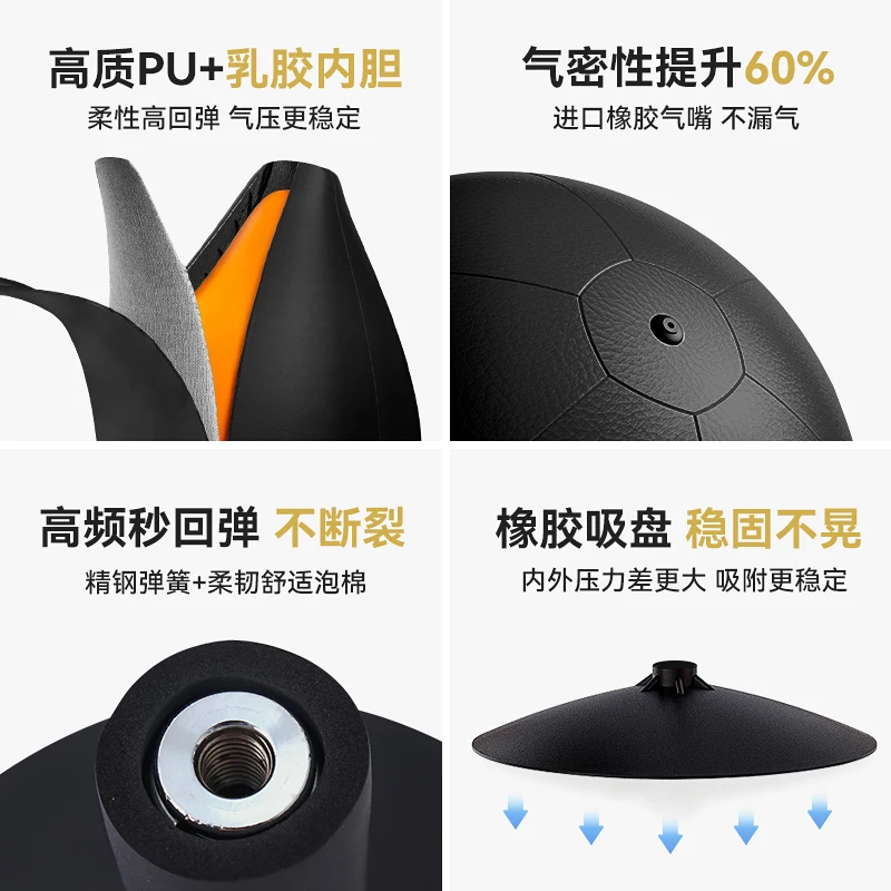 1PC Desktop Punching Bag Boxing Bag Speed Balls Desk Punching Stress Buster-Super Suctions to Your Desk