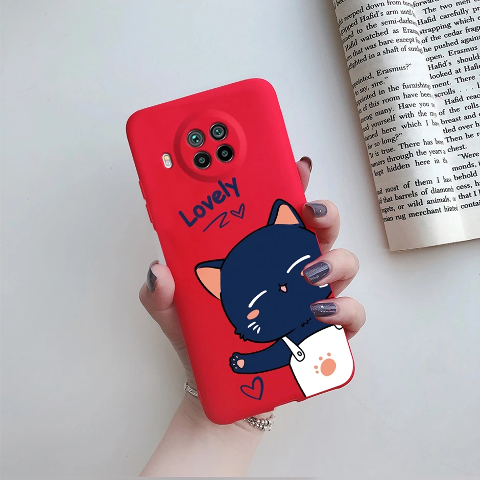 Smile Painted Matte Silicone Soft Shockproof Phone Case for Xiaomi Mi 10T Lite 5G