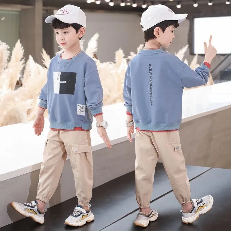 FashionChildrenSuitsBoysBoysClothingSetsSpringAutumnsportswear