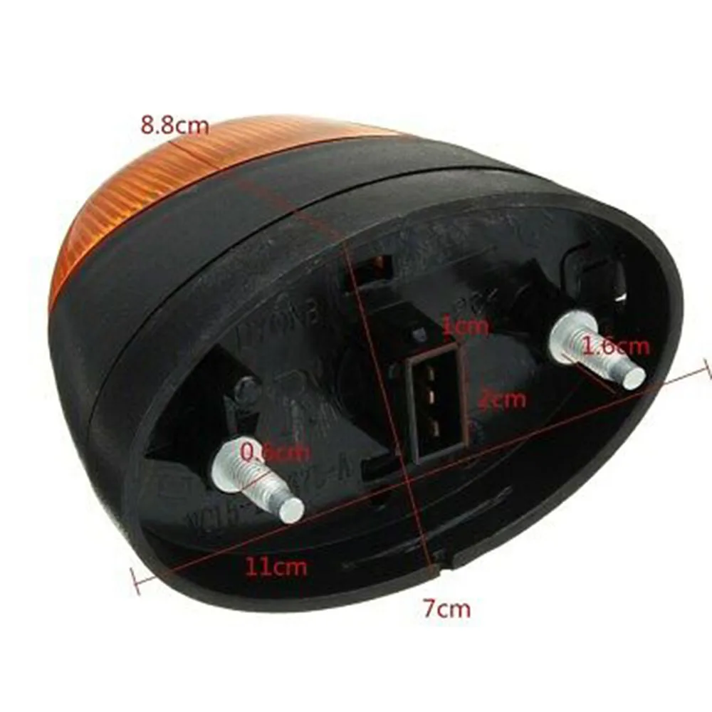 

LAMP INDICATOR LIGHT LIGHT INDICATOR Plastic REPEATER RIGHT 11x8.8cm 12V 3500K 857978 FOR FORD TRANSIT MK6 MK7