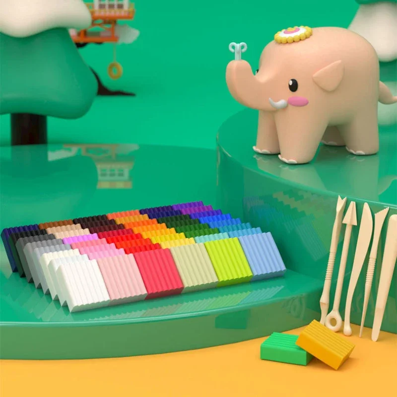 Soft Clay Polymer Clay Oven Mud Tool Set Children's Diy Toys 15g of Each Color 24/32/50 Color polymer clay kit,polymer clay