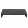 Wooden Monitor Stand LED LCD Computer Monitor Riser Desktop Organizer Display Shelf Black 1