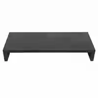 Wooden Monitor Stand LED LCD Computer Monitor Riser Desktop Organizer Display Shelf Black 1