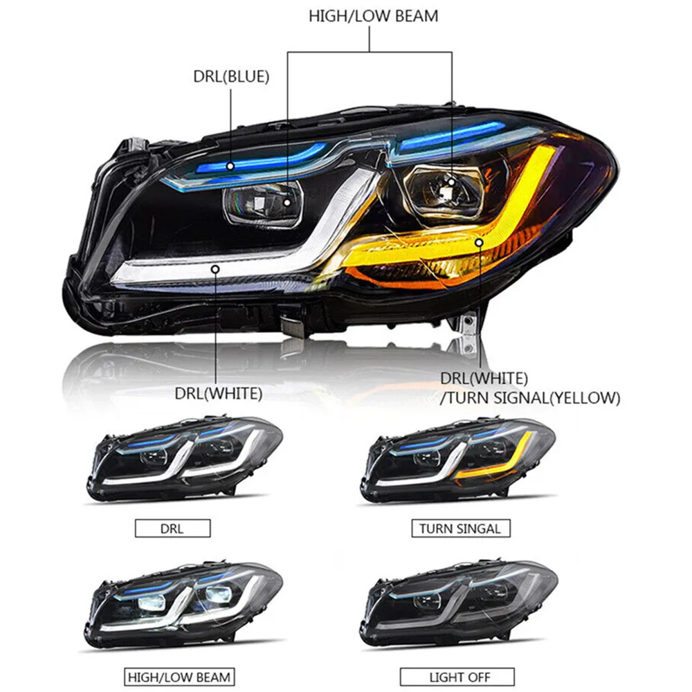 BMW F10,f18,5シリーズ520i,525i,530i,2011-2017,dl天使の目,g30