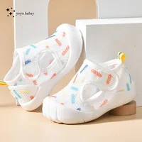 Summer Breathable Air Mesh Kids Sandals 1-4T Baby Unisex Casual Shoes Anti-slip Soft Sole First Walkers Infant Lightweight Shoes 2