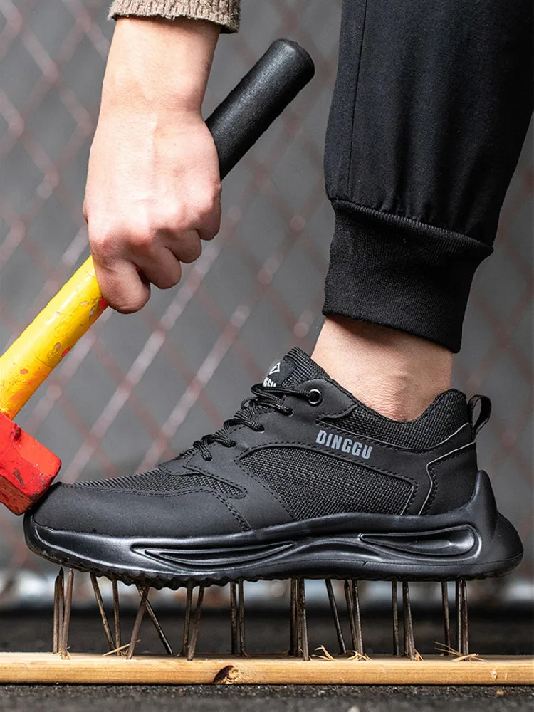 SAFETY SHOES BLACK ORIGINAL HIGH QUALITY STANDARD | Shopee Philippines