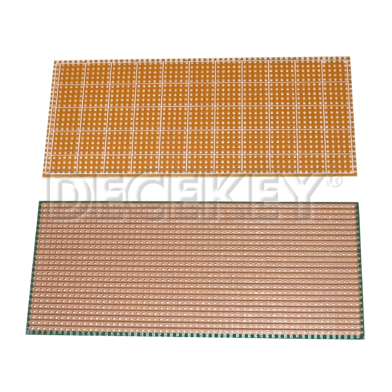 6.5x14.5cm PCB 프로토타입 보드 단면 PCB 프로토보드 DIY Arduino용 범용 실험 매트릭스 회로 보드