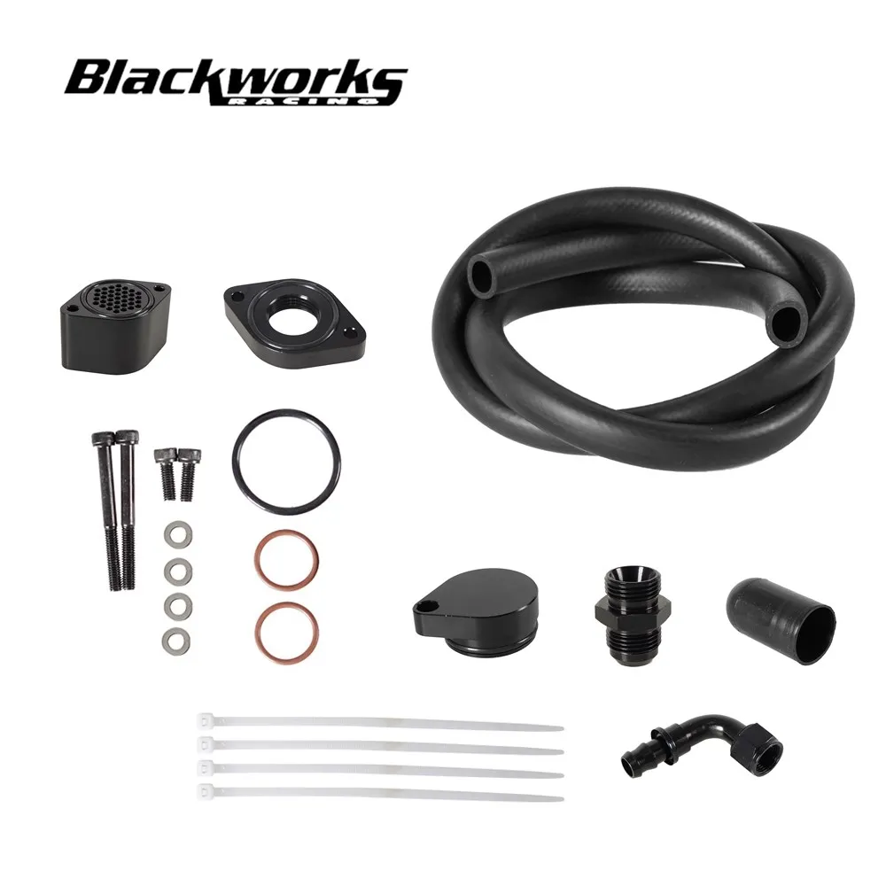 Turbo Piping Kit Ccv Crank Case Vent Reroute Basic Kit Per 11-19 Ford 6.7L Powerstroke Diesel