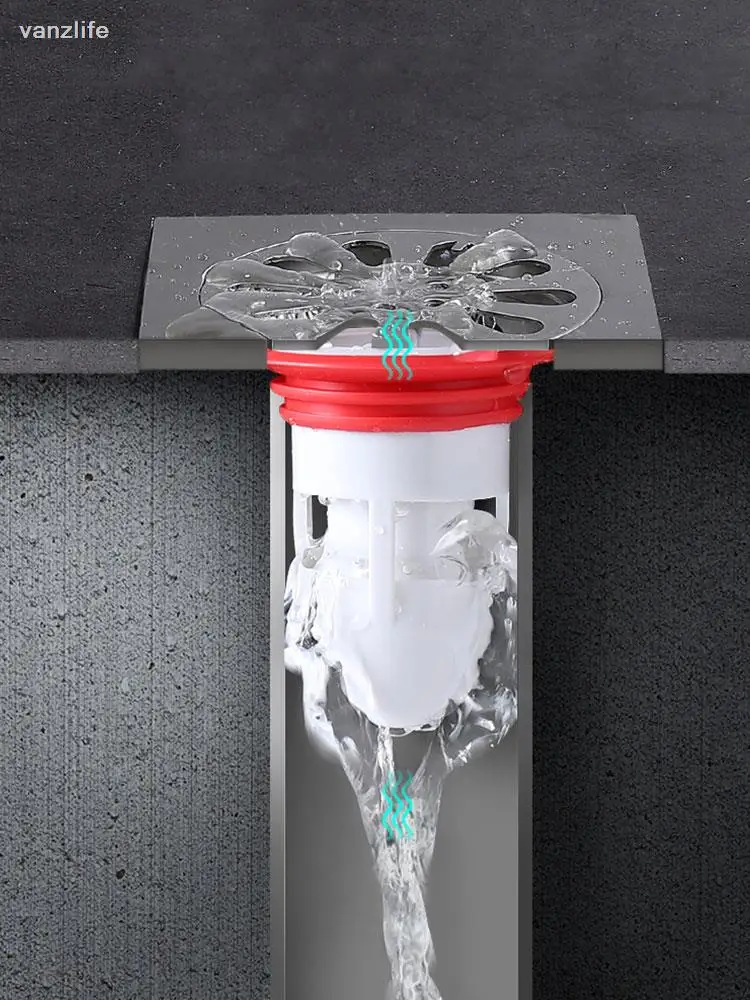 

Vanzlife канализационный дезодорант, напольный сливной сердечник, домашний туалет, ванная комната, туалет, защита от насекомых, анти-запах, дезодорант, Сливная крышка для пола