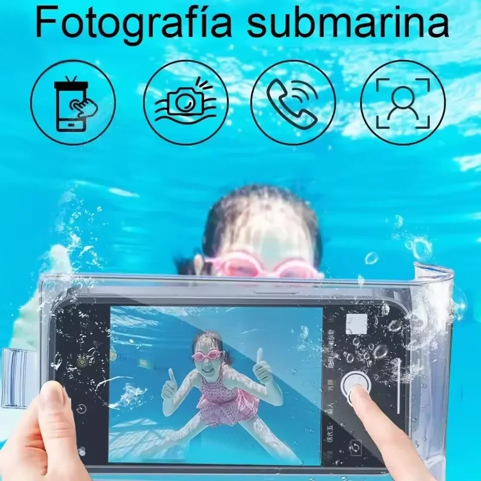 Transparent Waterproof Phone Cover - Underwater Cellphone Protector Pouch