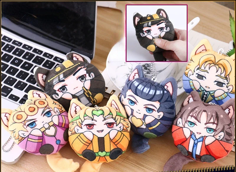 

Анимационные производные Dio Josuke Higashikata Kira Yoshikage Kujo Jotaro Мягкие плюшевые игрушки брелок школьный портфель периферийные изделия