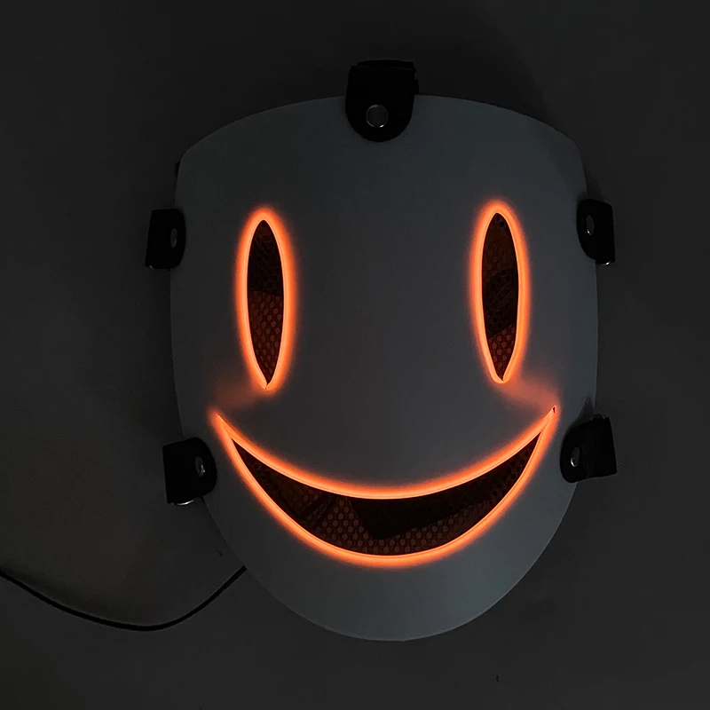 High Rise Invasion-Inspired Yuri Honjo Neon Glow Face Mask Cosplay Prop