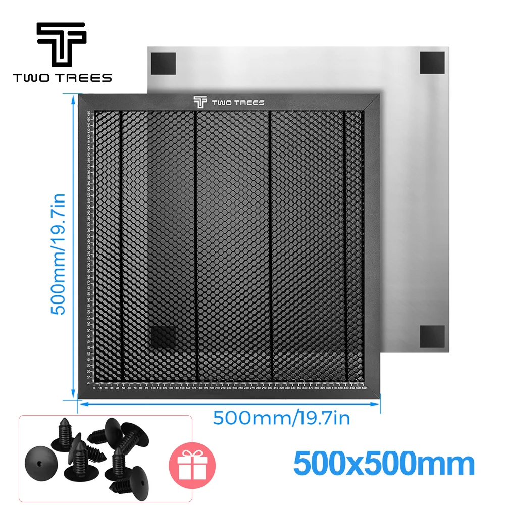 Tabela de Trabalho do Laser do Painel do Favo de Mel do Laser 500×500 mm para a Máquina de Corte do Co2 Tt5.5s Gravador Tts-55 Ts2 Que Corta Tamanhos Múltiplos