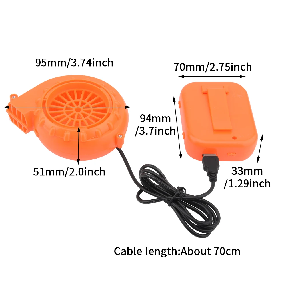 Radial Lüfter, Aufblasbarer Luftgebläse-Ersatz 12 V 1,5 A