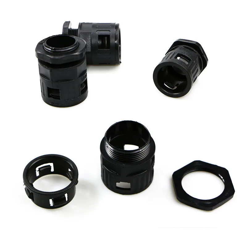 15 Connettori Per Tubo Corrugato AD21.2 – Pressacavi M20 In Nylon Con Grado Di Protezione IP68, Per Diametro Esterno 20mm