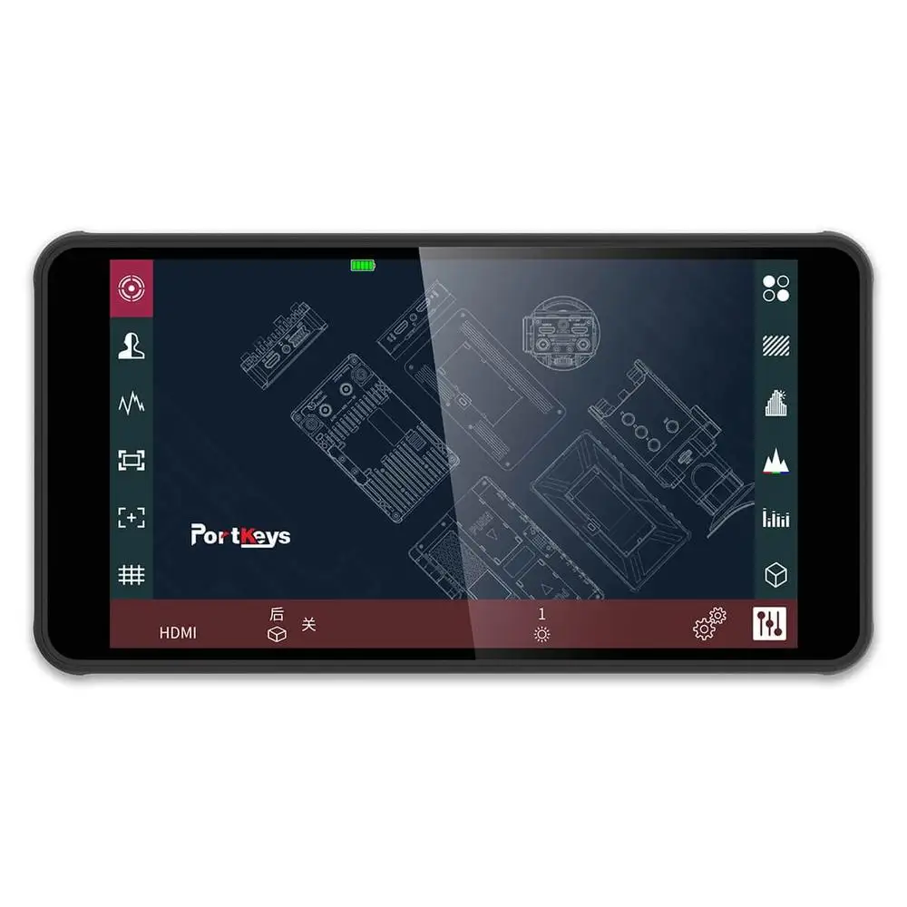 PT6 5.2 Inch Touchscreen Camera Field Monitor 3D LUT 600nit 1080P Display Live S