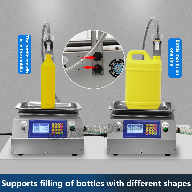 0.03kg-15kg English Version Large Flow Weighing Type Fully Automatic Quantitative Dispensing Liquid Filling Machine Suitable for