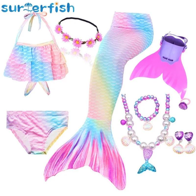 Maillot de Bain Sirène pour Maman et Fille • Queues de Sirène