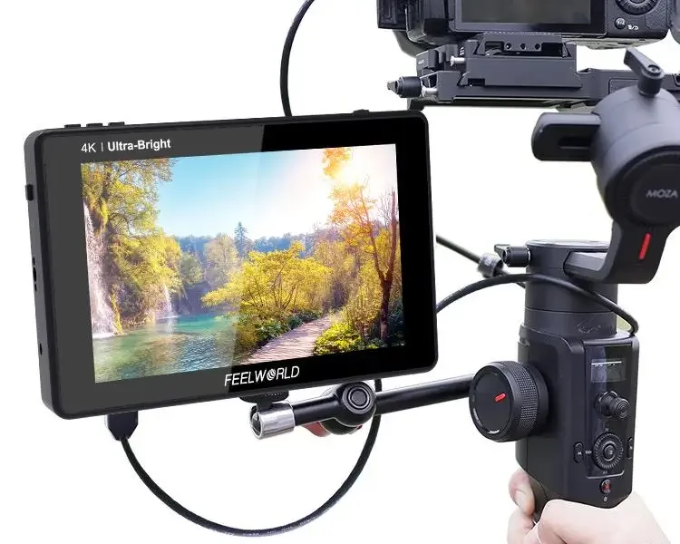 FEELWORLD LUT7 LUT7S LUT7 PRO 7 inch 2200nits 3G SDI 4K Touch Screen 3D LUT Field Monitor Full HD 1920x1200 IPS for DSLR Cameras