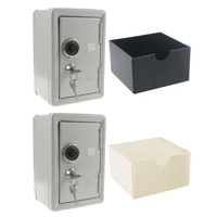 Creative Mini Metal Coin Locker with Keys for Kids, Money Saving Jar, Children Deposit Security Safe Box for Case Orn 1
