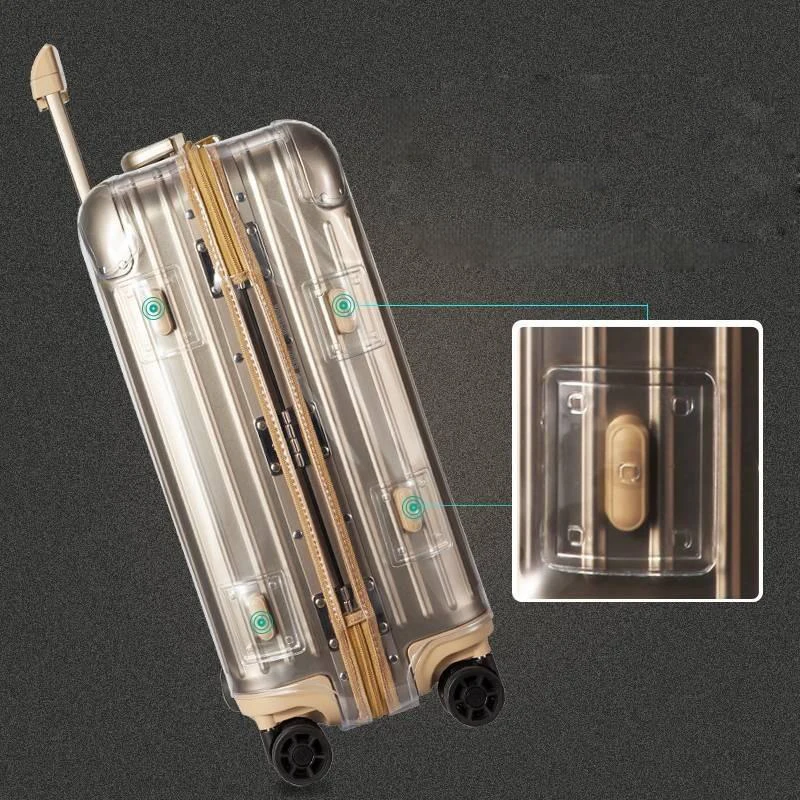 Applicable to Rimowa Original Protective Cover Transparent Rimowa Topas Luggage Cover 21 26 30 Inch 4