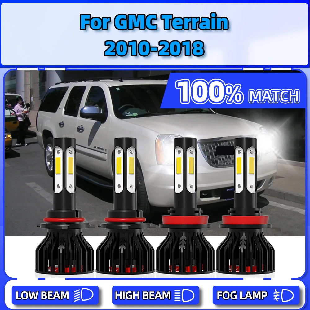 

40000LM 240W LED Headlight 6000K Front Lamps 12V Car Lights Bulbs For GMC Terrain 2010 2011 2012 2013 2014 2015 2016 2017 2018