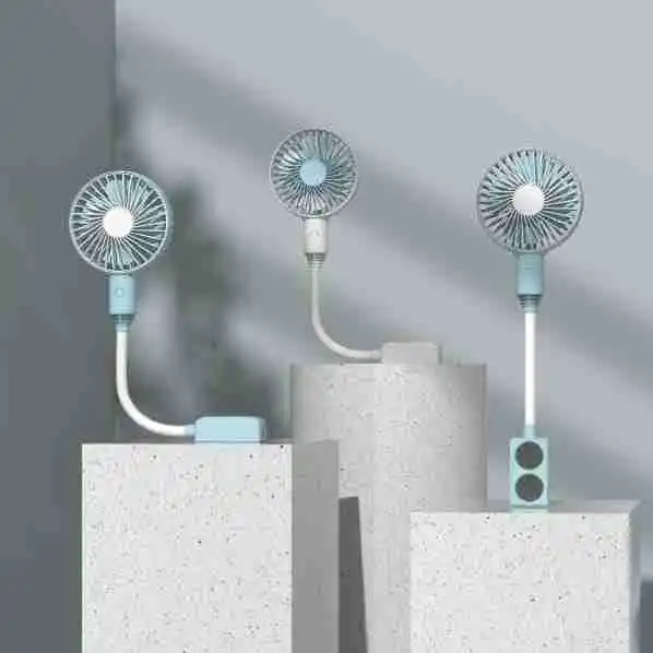 USB sewing machine small fan anti winding thread detachable washing small fan three speed sewing machine dual magnet fan 4