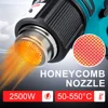 Yofidra 550℃ 2500W Heat Hot Air Gun 2 Gears Wind Speed 6 Gear Optional LED Display Cordless Heat Gun for makita 18V Battery 2