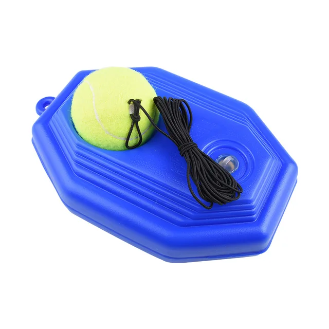 Heavy Duty Tennis Training Aids Base With Elastic Rope Ball Practice Self-Duty Rebound Tennis Trainer Partner Sparring Device 6