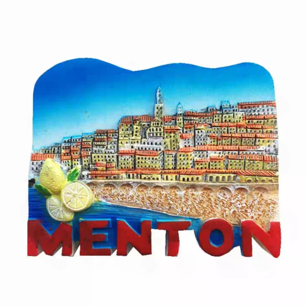 France Nice Cannes Menton Bordeaux Tourist Souvenir Fridge Magnets Decoration Articles Handicraft Magnetic Refrigerator Gifts