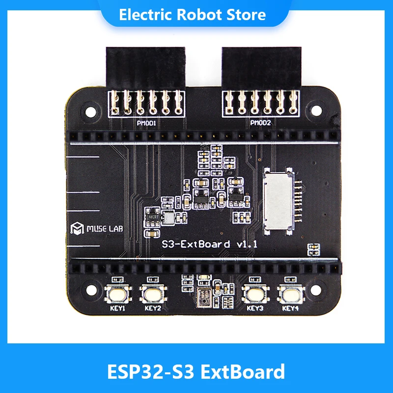 ESP32-S3 ExtBoard  ũ ī޶ ̽ SD ī Ȧ ǥ PMOD Ŀ