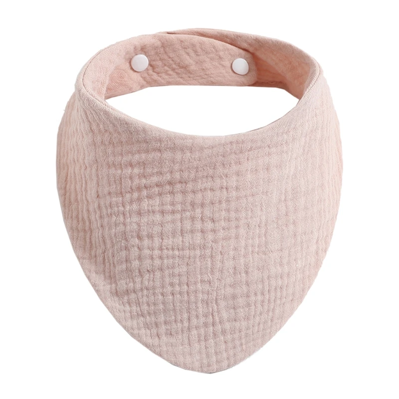Organic Cotton Muslin Baby Bandana Bib - Soft & Absorbent Scarf