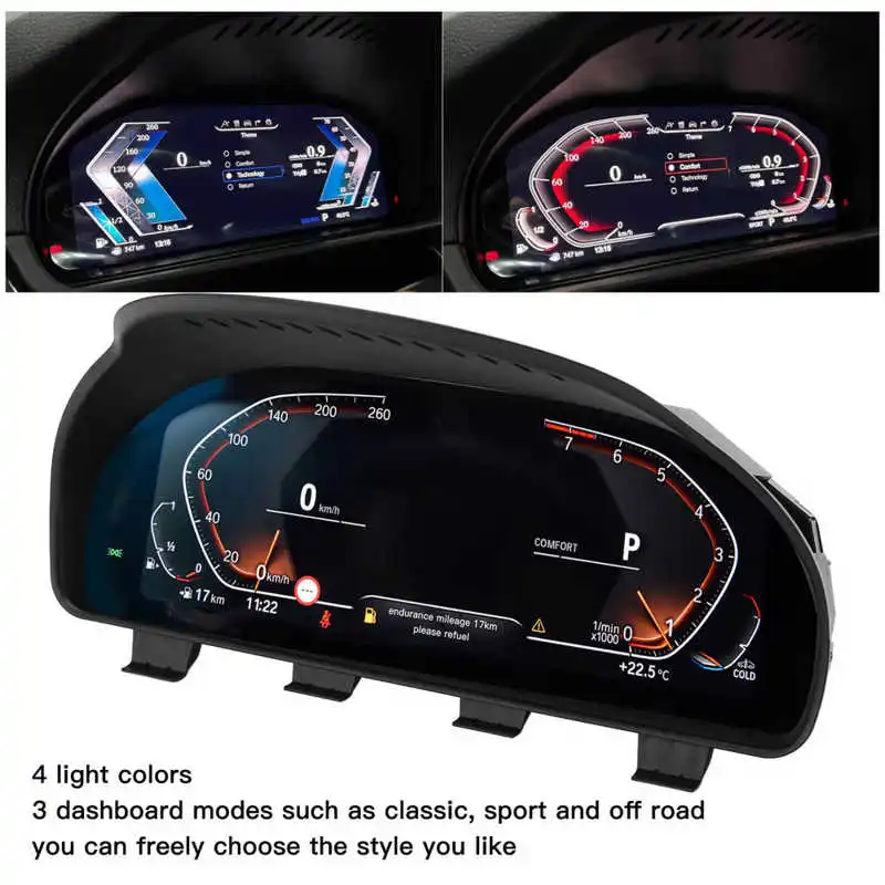 Car LCD Screen Meter Digital Dashboard Cluster Instrument Replacement for BMW 5 Series F10 F11 F18 GT F07