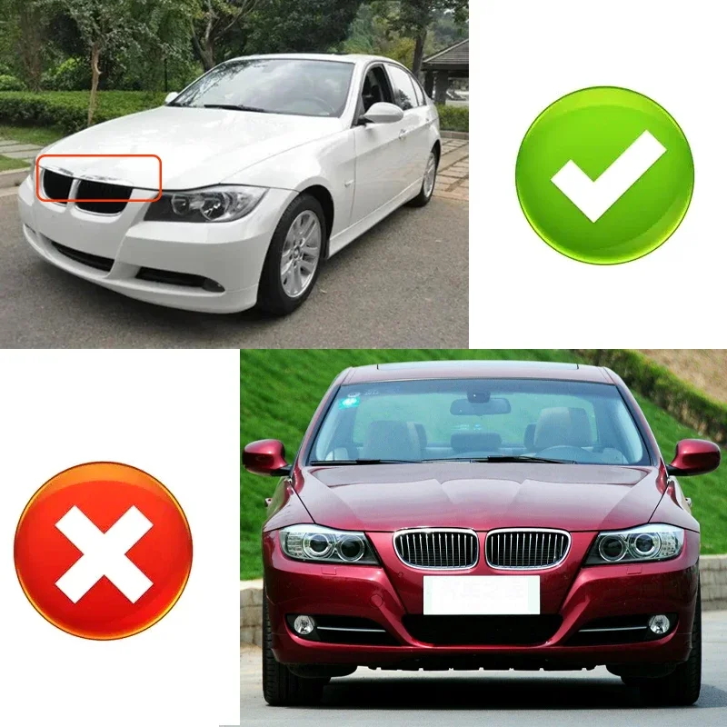 Front Grille Racing Car Grille Car Front Bumper Grilles For BMW E90 E91 3 Series 323I 328I 335I 330I 325I 05-08 ABS
