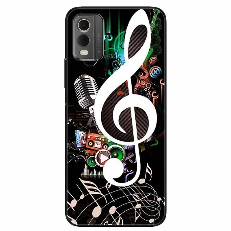 Cartoon Silicone Protective Soft Bumpers with Cool Wolf Design Phone Case
