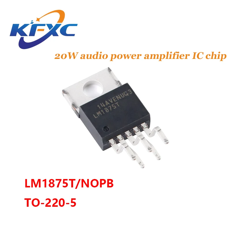 

Original authentic LM1875T/NOPB TO-220-5 20W audio power amplifier IC chip