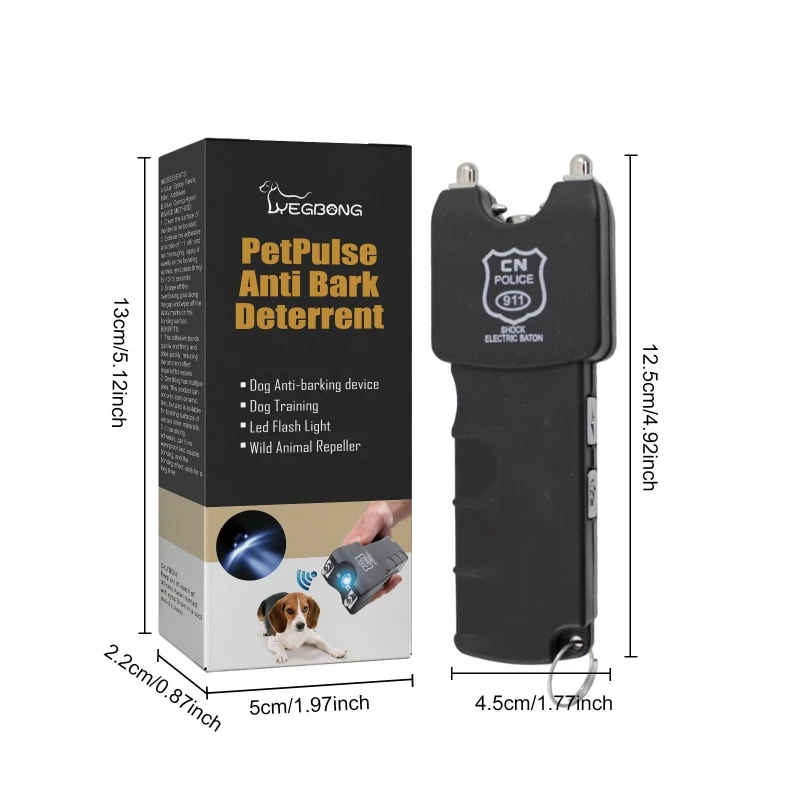 

Портативные устройства для отпугивания лая для собак с фонариком