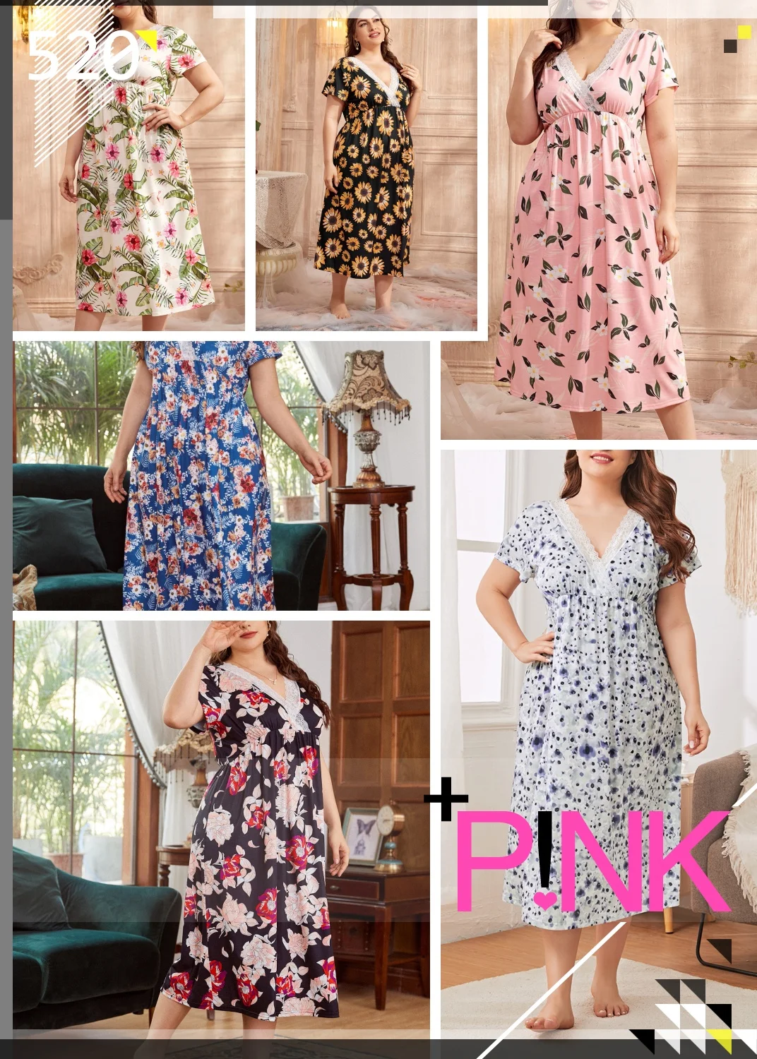 

Spring/summer Large Size Women's Nightdress Lace V-neck Imitation Cotton Printed Short-sleeved Home Dress Fat Mm Nightdress 5XL