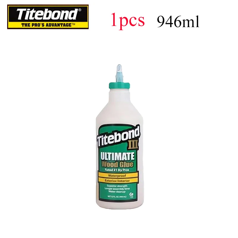 Titebond Ultimate III Woodworking Glue 946ML 1PC For Wood Furniture Chairs Guitars & Instruments Titebond Ultimate Glue
