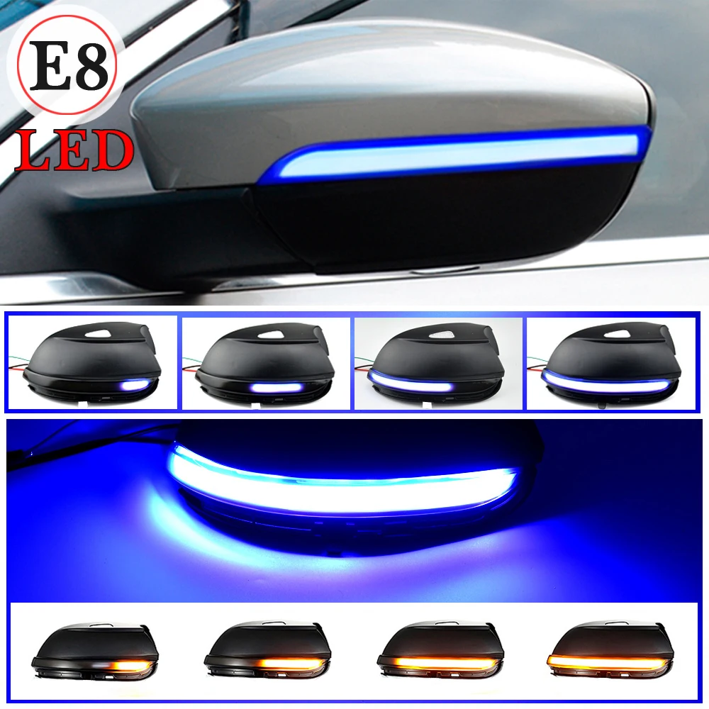 Scroll Led Dynamic Turn Signal Light Side Mirror Flashing Light