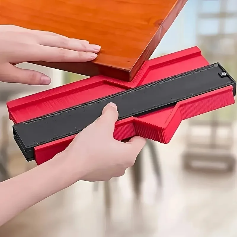 궁극의 윤곽 측정기, 다기능 플라스틱 자, 목공 측정에 적합