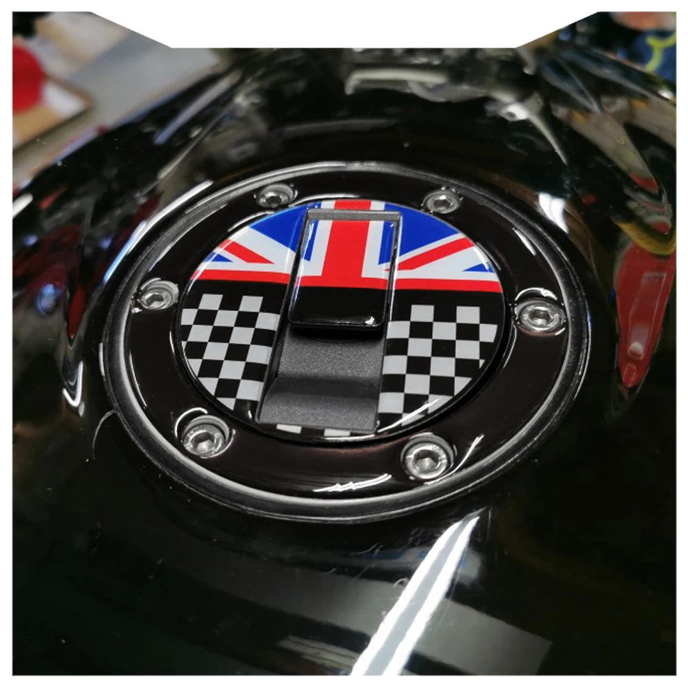 Per Triumph Street Triple Daytona 675 Tiger 800 Sport Tank Moto Uk Sticker Protezione Del Tappo Del Serbatoio Del Gas