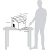 Portable Ice Maker 50 lb Daily 12Cubes in Under 7 Minutes Compact Countertop Design 3 Size Bullet Shaped Ice for Kitchen Office 3