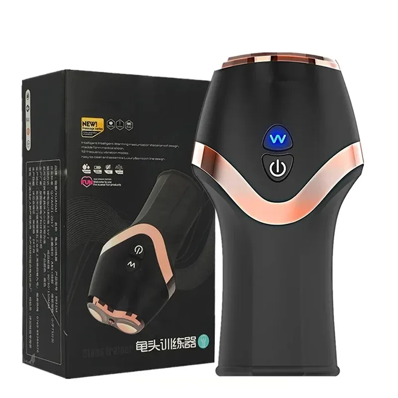 RTET 18 Vibromasseur 12 Mode Sexmachine Endurance for Man Milking Machines Men Automatic Masturbation Toy Male Sex Masturbator