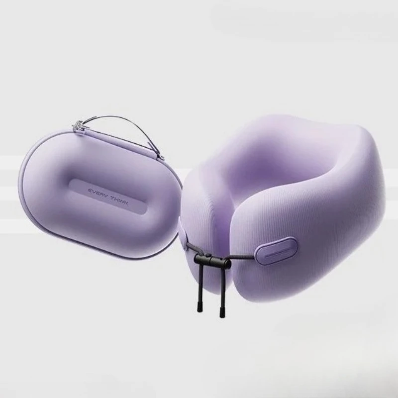 에브리씽크 U자형 베개 부드러운 목 베개 여행용품 낮잠 베개 야외 여행 쿠션 ..