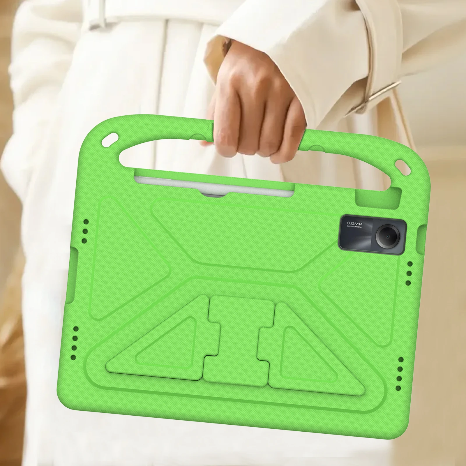 Kinder-Tablet-Hülle Für Xiaomi Redmi Pad Pro (12,1 Zoll) – Stoßfest, Mit Griff & Schultergurt