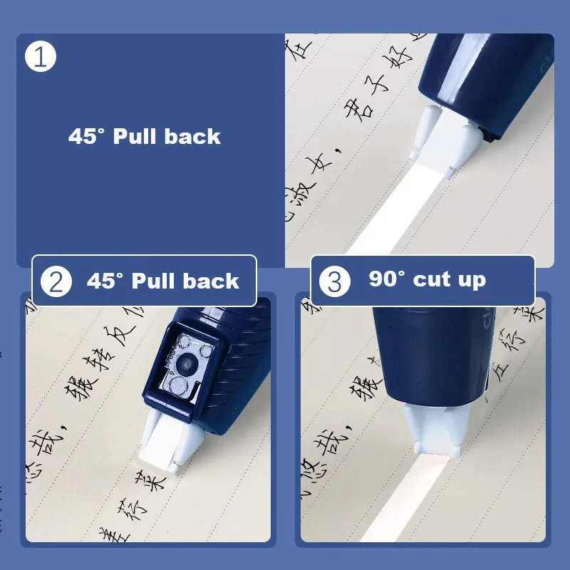Correction Tape 5mm*6m Portable Replaceable Core Refill for Kids Student Writing Error