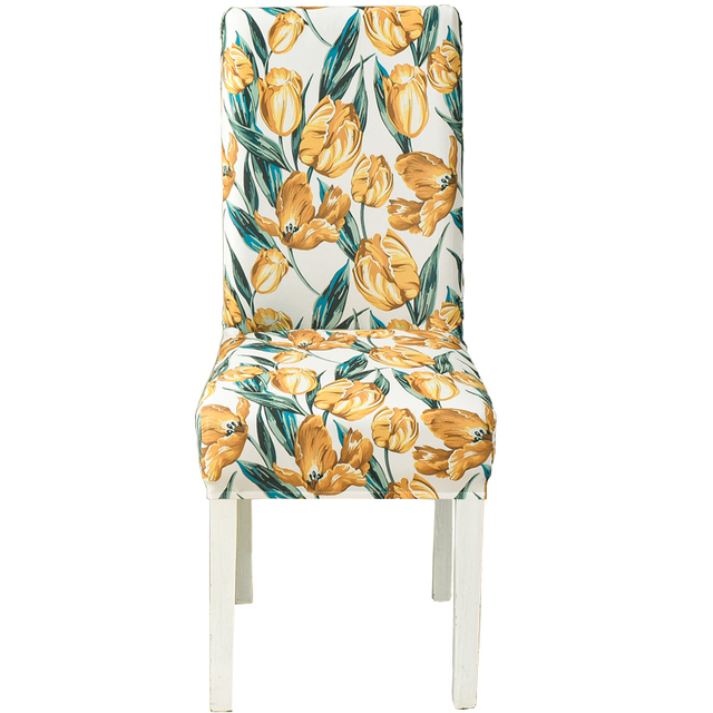 Chair Covers for Dining Room Printed Stretchable Dining Chair Slipcover Washable Removable for Kitchen Hotel,Restaurant